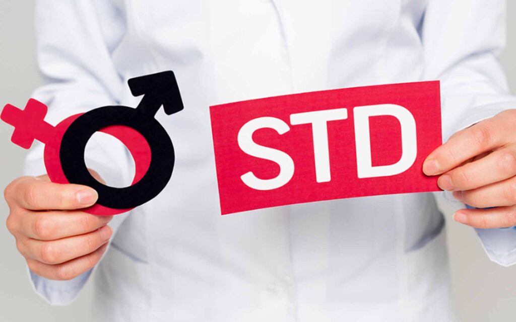 Sexually transmitted disease is the infection/disease that can be transmitted from one person to another by sexual contact.