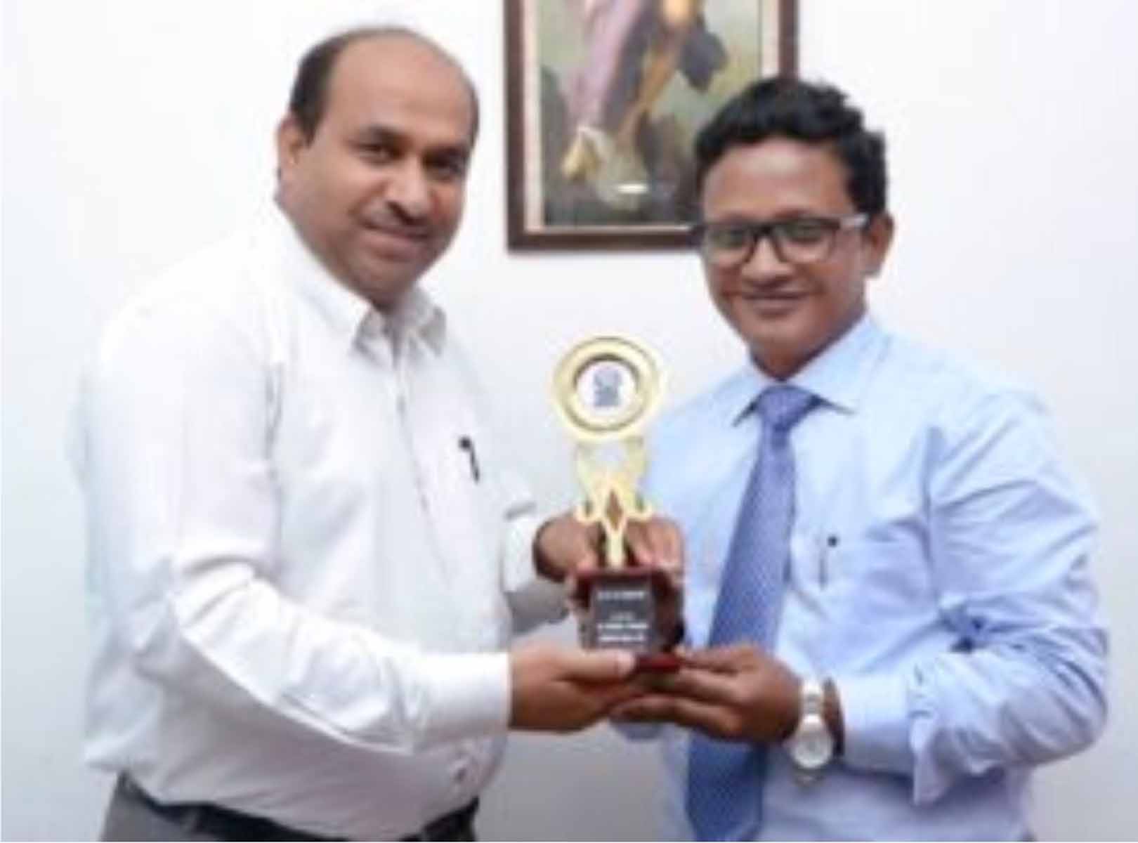 Achieving award Dr. B.K. Kashyap Sir